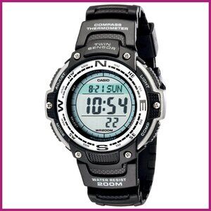 Digital Watch with Compass & Thermometer, 200M Water Resistant